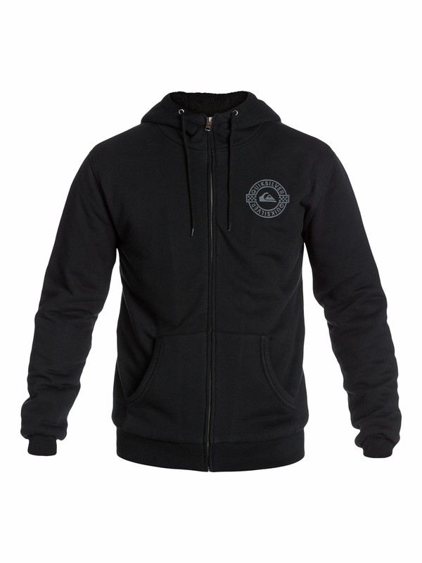 quiksilver, Sherpa Better Circle Zip Hoodie, BLACK (kvj0) 0 Sherpa Better Circle Zip Hoodie EQYSF03061 Quiksilver