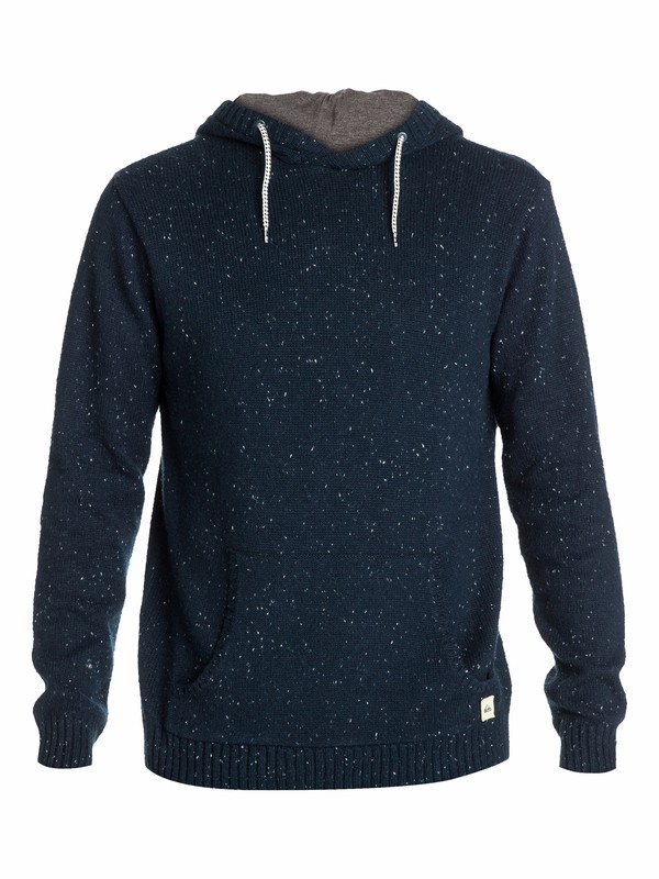 quiksilver, Russel Hooded Sweater, NAVY BLAZER (byj0) 0 Russel Hooded Sweater EQYSW03016 Quiksilver