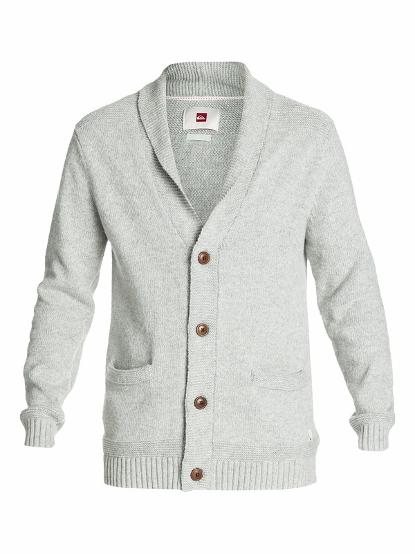 quiksilver, The Shawl Knit, LIGHT GREY HEATHER (sgrh) 0 The Shawl Knit EQYSW03023 Quiksilver