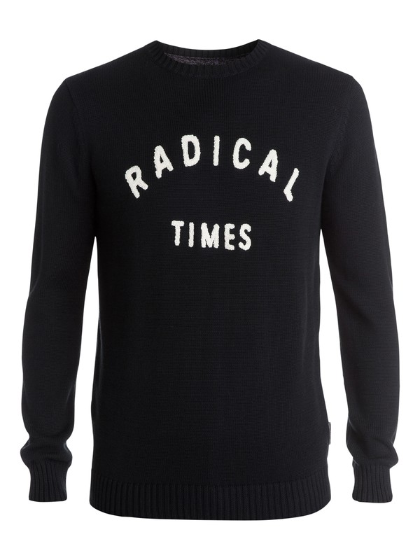 quiksilver, Black Hole Sweater, ANTHRACITE (kvj0) 0 Black Hole Sweater EQYSW03068 Quiksilver