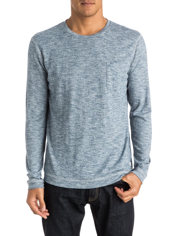 quiksilver, Lindow Crew - Pull, DARK DENIM (brq0) 0 Lindow Crew - Pull EQYSW03117 Quiksilver