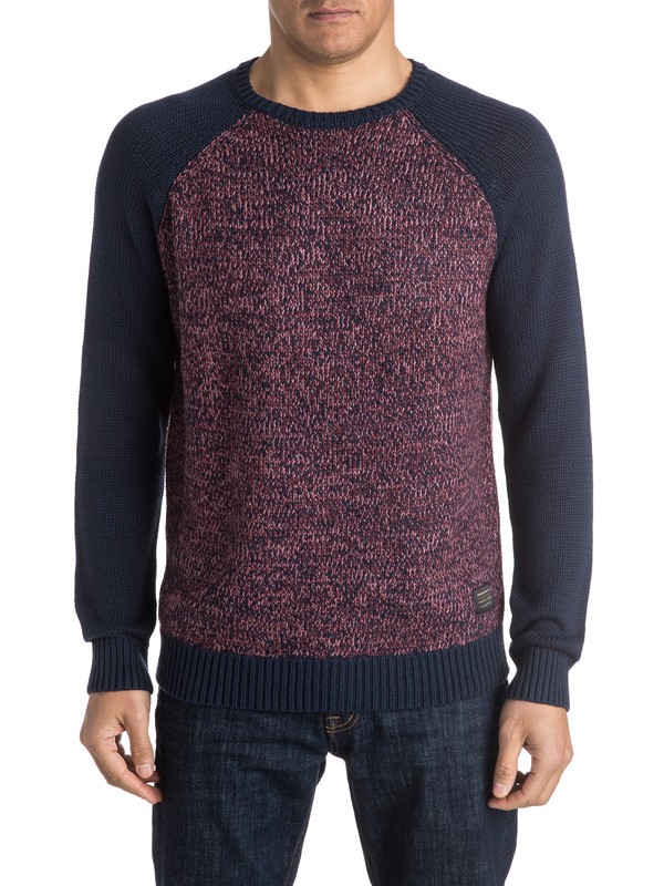 quiksilver, Time Watch Sweater, NAVY BLAZER (byj0) 0 Time Watch Sweater EQYSW03138 Quiksilver