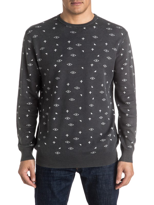 quiksilver, Eye For An Eye Sweater, TARMAC (kta0) 0 Eye For An Eye Sweater EQYSW03147 Quiksilver
