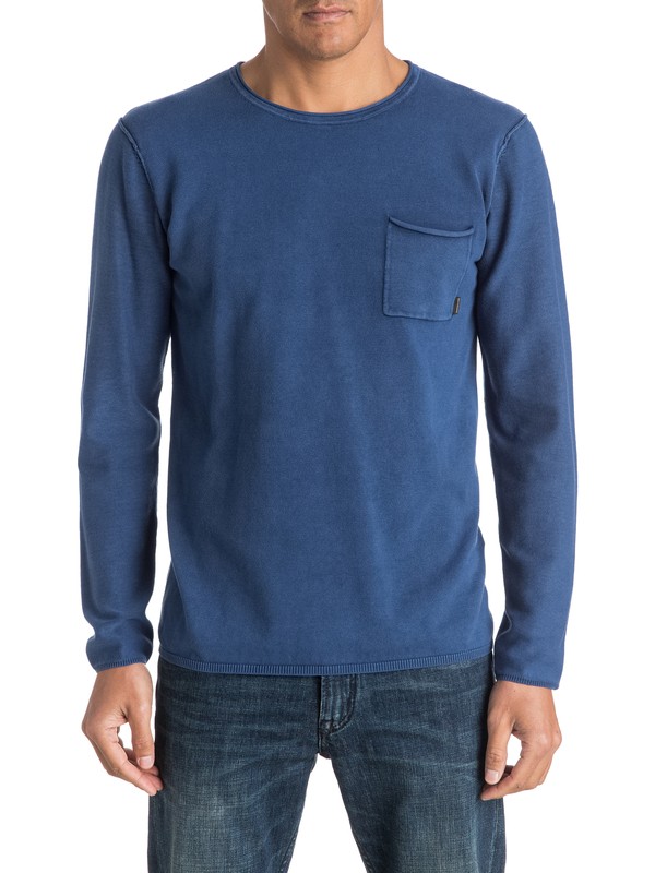 quiksilver, Astley - Pocket Jumper, ESTATE BLUE (bsw0) 0 Astley - Pocket Jumper EQYSW03165 Quiksilver