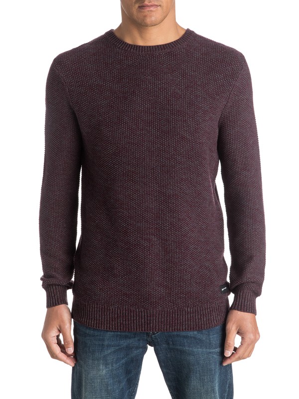 quiksilver, Run Around - Pull en maille gaufrée, WINETASTING (rtf0) 0 Run Around - Pull en maille gaufrée EQYSW03175 Quiksilver