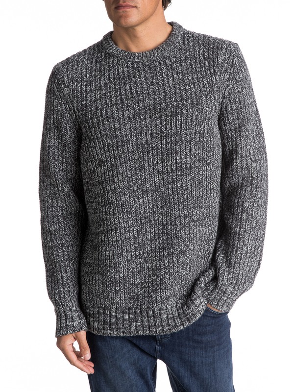quiksilver, Limay - Pull col rond pour Homme, TARMAC (kta0) 0 Limay - Pull col rond pour Homme EQYSW03190 Quiksilver