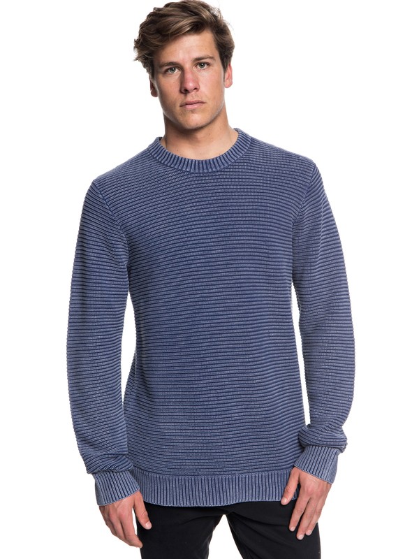 quiksilver, Inland Seto - Jumper for Men, MEDIEVAL BLUE (bte0) 0 Inland Seto - Jumper for Men Blue EQYSW03223 Quiksilver