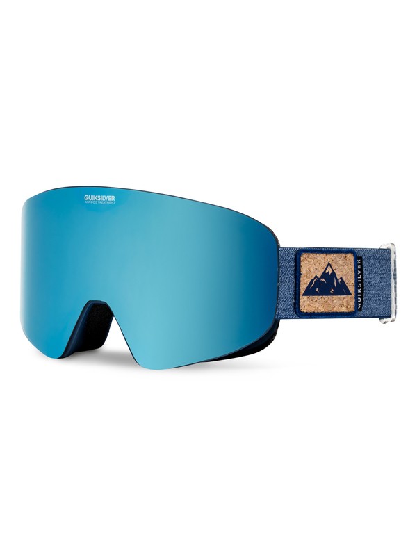 quiksilver, QS RC - Masque de snowboard/ski, VALLARTA BLUE (byh0) 0 QS RC - Masque de snowboard/ski EQYTG03034 Quiksilver