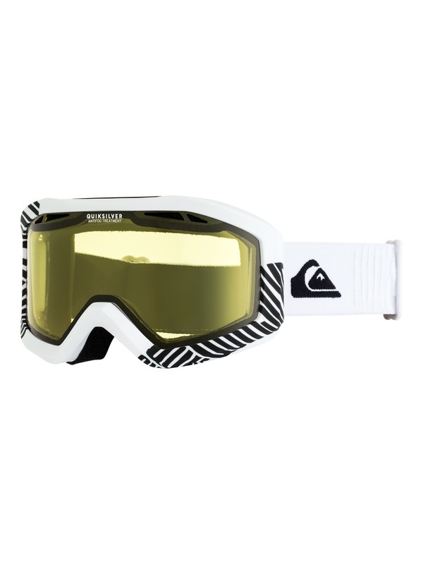 quiksilver, Fenom Bad Weather - Ski/snowboard bril voor Heren, SNOW WHITE (wbk0) 0 Fenom Bad Weather - Ski/snowboard bril voor Heren White EQYTG03060 Quiksilver