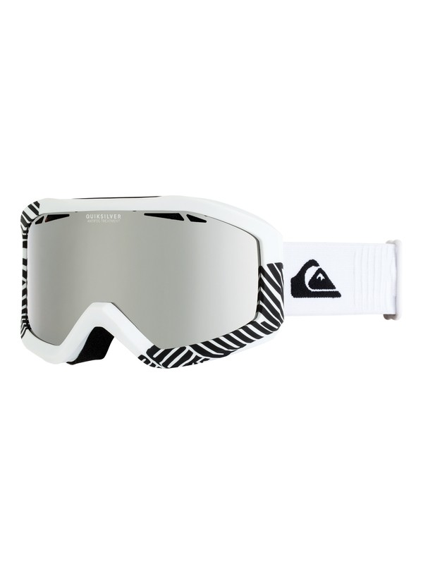 quiksilver, Fenom Mirror - Ski/snowboard bril voor Heren, SNOW WHITE (wbk0) 0 Fenom Mirror - Ski/snowboard bril voor Heren White EQYTG03061 Quiksilver