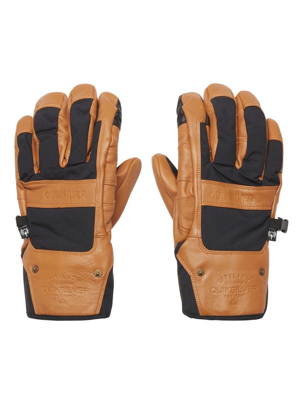 quiksilver, Wildcat Gloves, CAVIAR (kvk0) 0 Wildcat Gloves EQYTH00013 Quiksilver
