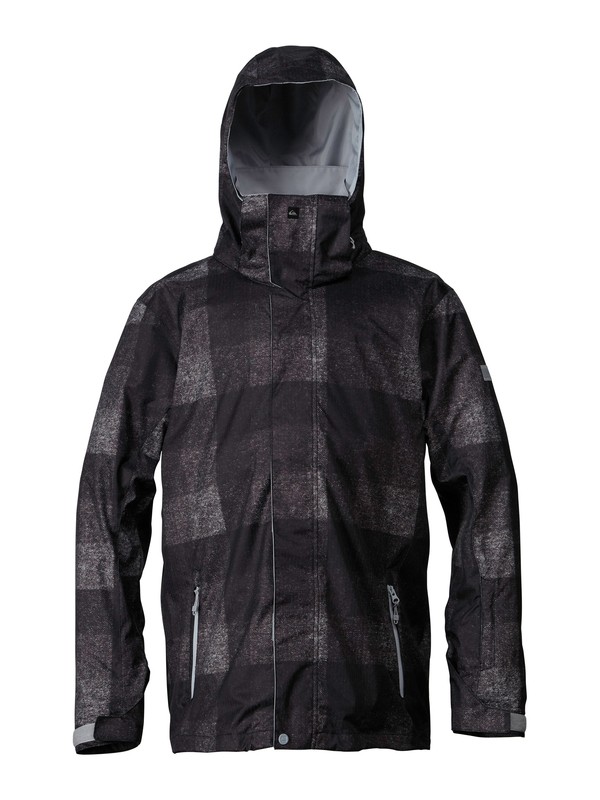 quiksilver, Mission 10K Insulated Jacket, IRISHPLAID (sje1) 0 Mission 10K Insulated Jacket EQYTJ00024 Quiksilver