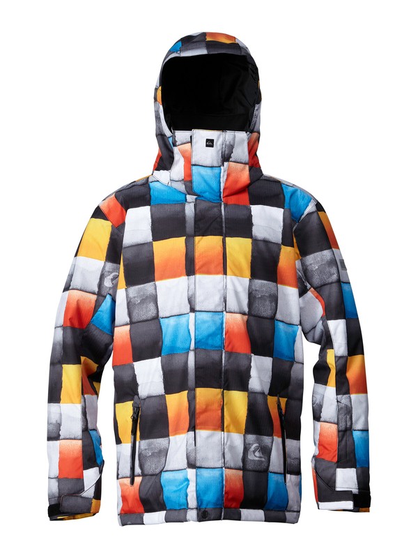 quiksilver, MISSION REDEMPTION SHL JACKET, REDEMPTION CHECK BLUE (bnl1) 0 MISSION REDEMPTION SHL JACKET EQYTJ00026 Quiksilver