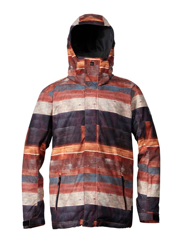 quiksilver, Mission 10K Shell Jacket, WOOD WORLD (cnh2) 0 Mission 10K Shell Jacket EQYTJ00039 Quiksilver