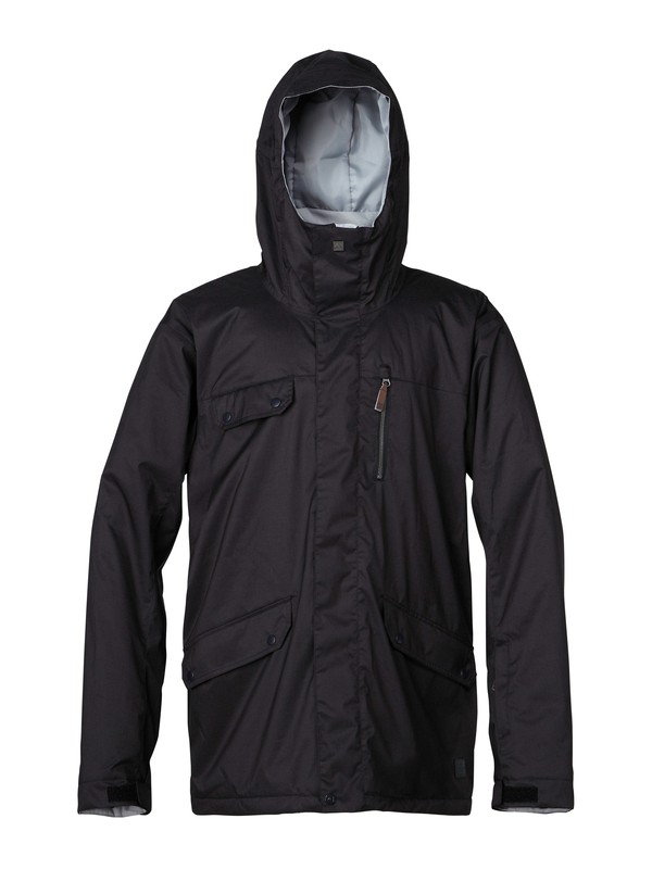 quiksilver, Raft 10K Insulated Jacket, BLACK (blk) 0 Raft 10K Insulated Jacket EQYTJ00041 Quiksilver