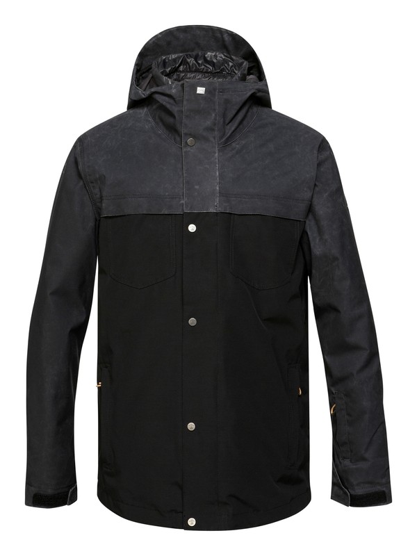 quiksilver, Act 3N1 15K Jacket, CAVIAR (kvk0) 0 Act 3N1 15K Jacket EQYTJ00066 Quiksilver