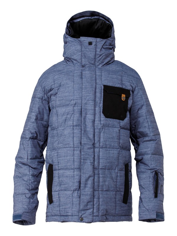 quiksilver, Hemlock 10K Jacket, VINTAGE INDIGO (byl0) 0 Hemlock 10K Jacket EQYTJ00078 Quiksilver