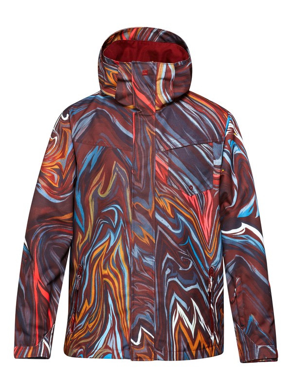 quiksilver, Travis Rice Mission Shell 10K Jacket, LINE WORK (rqf3) 0 Travis Rice Mission Shell 10K Jacket EQYTJ00116 Quiksilver