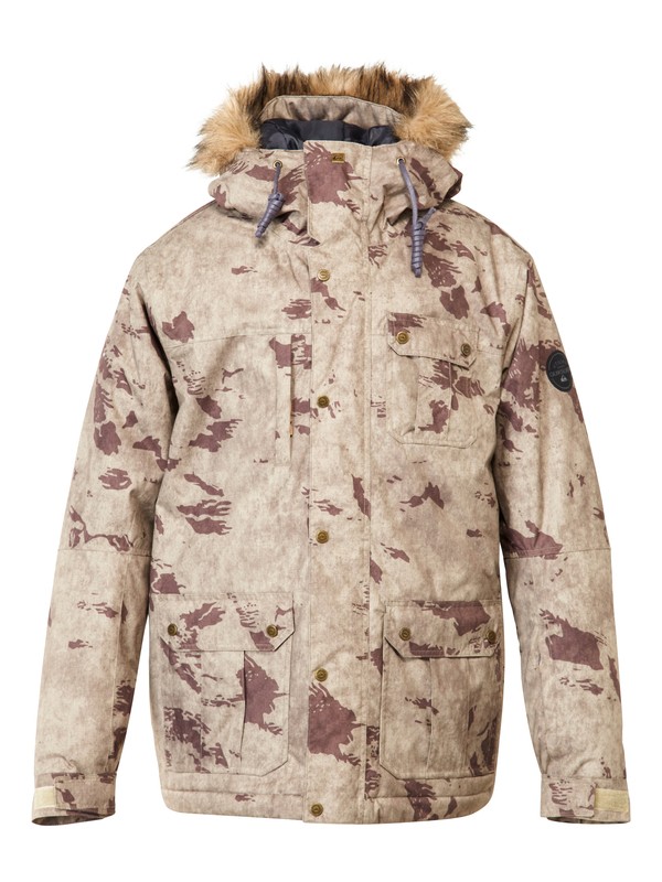 quiksilver, Storm 10K Jacket, LEFTOVER CAMO (crj1) 0 Storm 10K Jacket EQYTJ00118 Quiksilver
