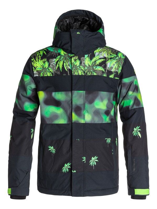 quiksilver, Fiction 10K Snow Jacket, GREEN GECKO (ggy0) 0 Fiction 10K Snow Jacket EQYTJ03014 Quiksilver