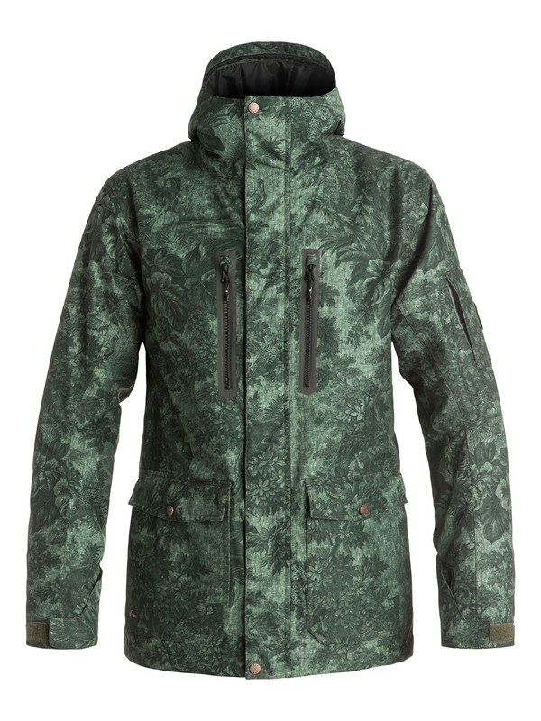 quiksilver, Dark And Stormy - Veste de snow, SUNSET TUNNEL FOREST (csn6) 0 Dark And Stormy - Veste de snow EQYTJ03059 Quiksilver