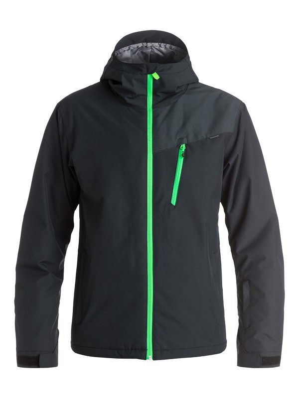 quiksilver, Сноубордическая куртка Mission Plus, BLACK (kvj0) 0 Сноубордическая куртка Mission Plus Черный EQYTJ03066 Quiksilver