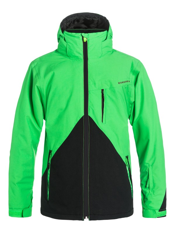 quiksilver, Сноубордическая куртка Mission Colorblock, ANDEAN TOUCAN (glq0) 0 Сноубордическая куртка Mission Colorblock Зеленый EQYTJ03067 Quiksilver