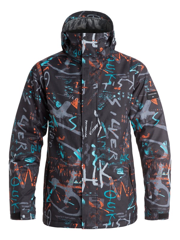 quiksilver, Mission Printed - Chaqueta Para Nieve, HIELINE BLUE (bgz7) 0 Mission Printed - Chaqueta Para Nieve Azul EQYTJ03069 Quiksilver