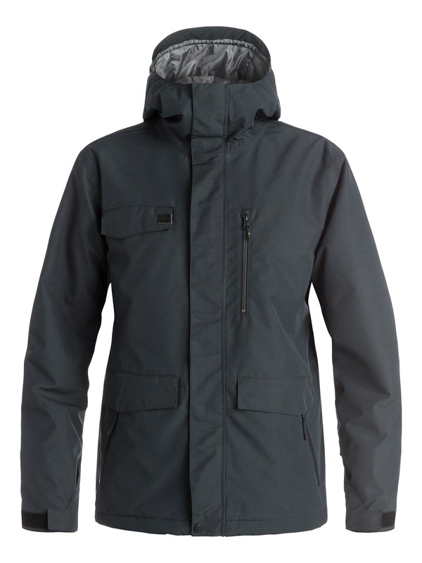 quiksilver, Raft Snow Jacket, BLACK (kvj0) 0 Raft Snow Jacket EQYTJ03070 Quiksilver