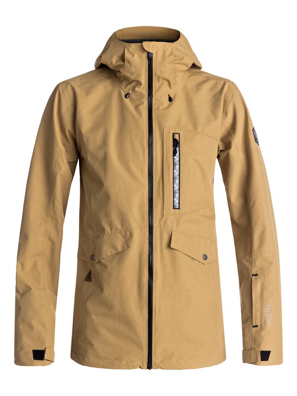 quiksilver, Сноубордическая куртка Black Alder 2L GORE-TEX®, MUSTARD GOLD (ylm0) 0 Сноубордическая куртка Black Alder 2L GORE-TEX® Желтый EQYTJ03113 Quiksilver