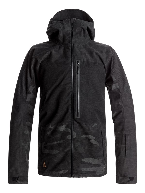 quiksilver, The Cell Snow Jacket, BLACK (kvj0) 0 The Cell Snow Jacket Black EQYTJ03117 Quiksilver