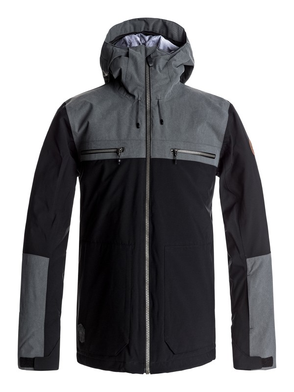 quiksilver, Сноубордическая куртка Arrow Wood, BLACK (kvj0) 0 Сноубордическая куртка Arrow Wood Черный EQYTJ03118 Quiksilver