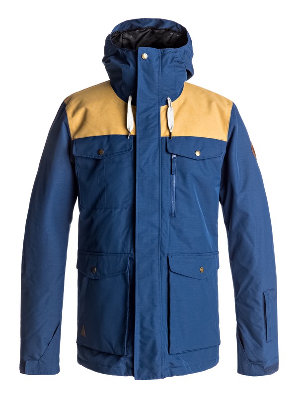 quiksilver, Raft Snow Jacket, ESTATE BLUE (bsw0) 0 Raft Snow Jacket EQYTJ03125 Quiksilver