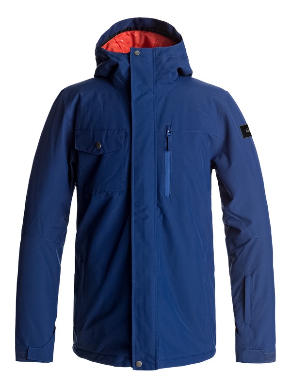 quiksilver, Mission Snow Jacket, ESTATE BLUE (bsw0) 0 Mission Snow Jacket EQYTJ03129 Quiksilver
