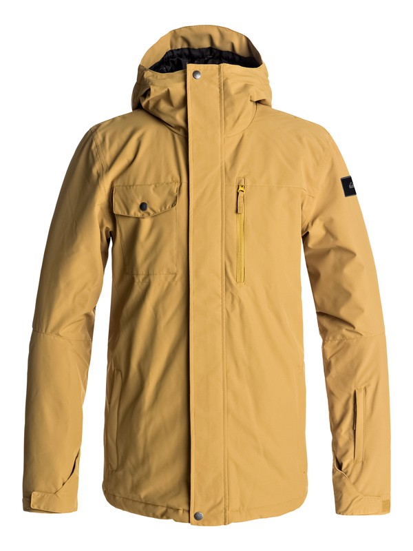 quiksilver, Mission - Veste de snow pour Homme, MUSTARD GOLD (ylm0) 0 Mission - Veste de snow pour Homme Jaune EQYTJ03129 Quiksilver
