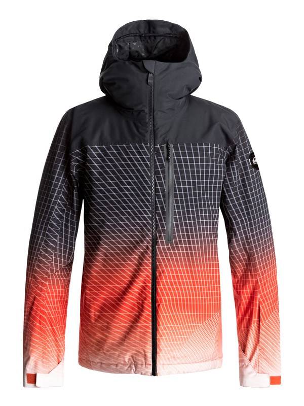 quiksilver, Сноубордическая куртка Gravity, MANDARIN TECH FADE (nms8) 0 Сноубордическая куртка Gravity Оранжевый EQYTJ03132 Quiksilver