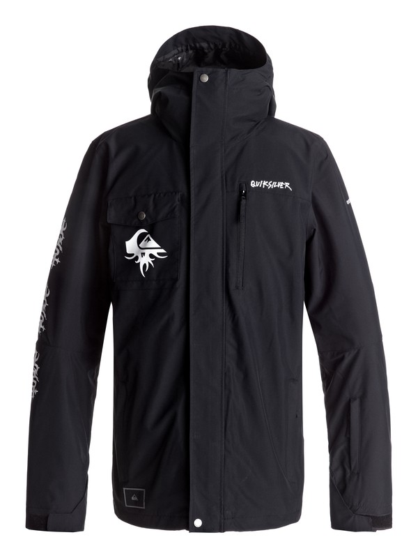 quiksilver, Mission Placed Art - Veste isolante de snow pour Homme, BLACK (kvj0) 0 Mission Placed Art - Veste isolante de snow pour Homme EQYTJ03149 Quiksilver