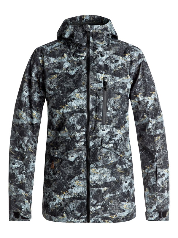quiksilver, Black Alder Pr 2L GORE-TEX® - Veste de snow, ANICAMO (cre6) 0 Black Alder Pr 2L GORE-TEX® - Veste de snow Marron EQYTJ03151 Quiksilver