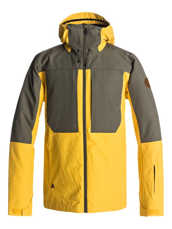 quiksilver, Ambition - Veste de snow, SOLAR POWER (yze0) 0 Ambition - Veste de snow Jaune EQYTJ03155 Quiksilver