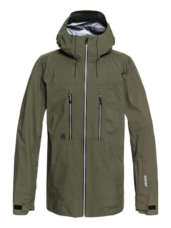 quiksilver, Mamatus 3L GORE-TEX® Snow Jacket, GRAPE LEAF (cre0) 0 Mamatus 3L GORE-TEX® Snow Jacket Brown EQYTJ03168 Quiksilver
