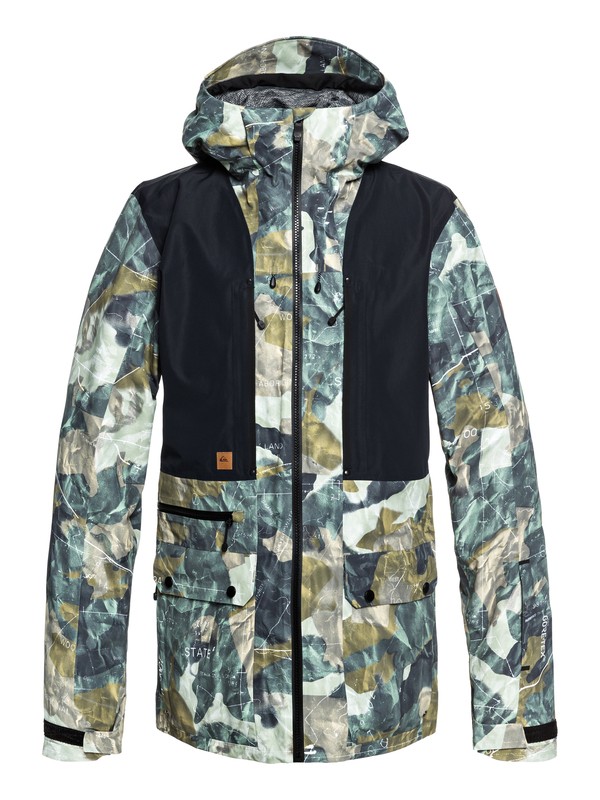 quiksilver, Black Alder 2L GORE-TEX® Snow Jacket, GRAPE LEAF_TANENBAUM (cre2) 0 Black Alder 2L GORE-TEX® Snow Jacket Brown EQYTJ03169 Quiksilver