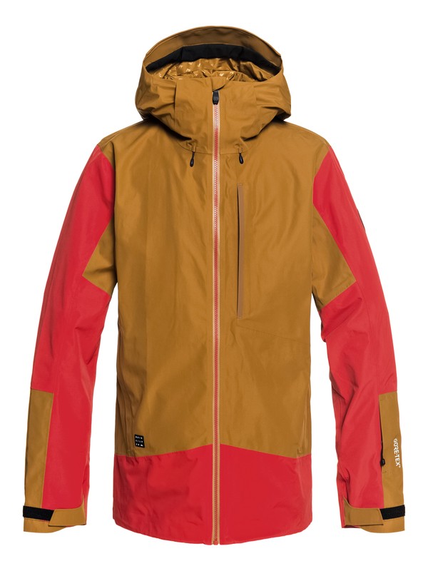 quiksilver, Forever 2L GORE-TEX® - Shell Snow Jacket for Men, GOLDEN BROWN (cpd0) 0 Forever 2L GORE-TEX® - Shell Snow Jacket for Men Brown EQYTJ03170 Quiksilver
