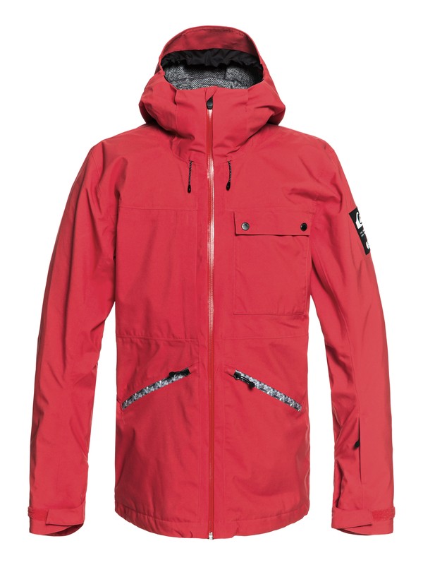 quiksilver, Snow SpinDye® - Chaqueta para nieve para Hombre, FLAME (rpz0) 0 Snow SpinDye® - Chaqueta para nieve para Hombre Rojo EQYTJ03171 Quiksilver