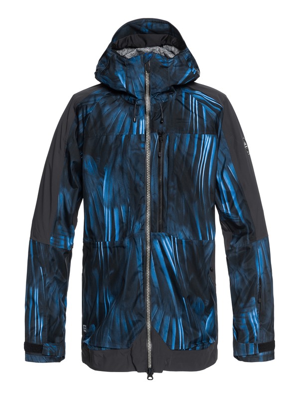 quiksilver, Travis Stretch Snow Jacket, DAPHNE BLUE_STELLAR (bqc4) 0 Travis Stretch Snow Jacket Blue EQYTJ03172 Quiksilver