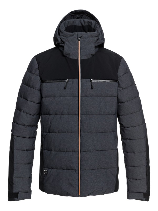 quiksilver, The Edge - Puffer Snow Jacket for Men, BLACK (kvj0) 0 The Edge - Puffer Snow Jacket for Men Black EQYTJ03174 Quiksilver