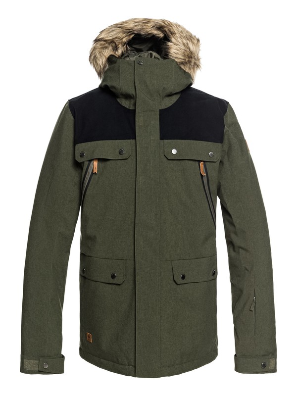 quiksilver, Selector - Snow Jacket for Men, GRAPE LEAF (cre0) 0 Selector - Snow Jacket for Men Brown EQYTJ03178 Quiksilver