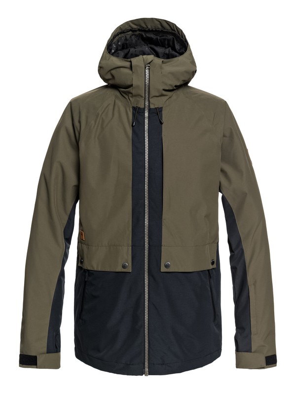 quiksilver, TR Ambition - Parka Snow Jacket for Men, GRAPE LEAF (cre0) 0 TR Ambition - Parka Snow Jacket for Men Brown EQYTJ03179 Quiksilver