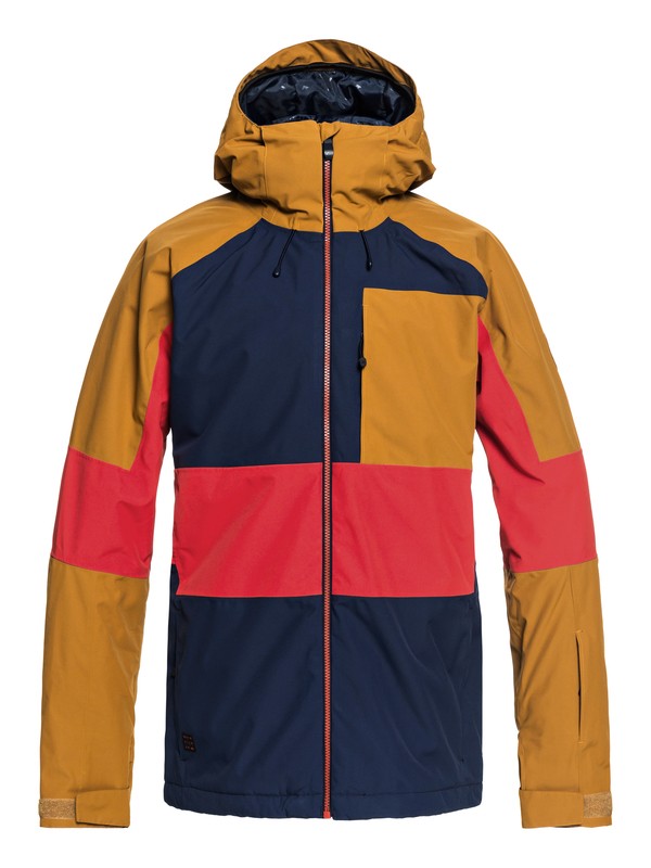 quiksilver, Sycamore - Snow Jacket for Men, DRESS BLUES (btk0) 0 Sycamore - Snow Jacket for Men Blue EQYTJ03180 Quiksilver