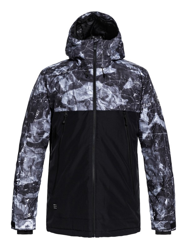 quiksilver, Sierra Snow Jacket, BLACK_TANNENBAUM (kvj8) 0 Sierra Snow Jacket Black EQYTJ03181 Quiksilver