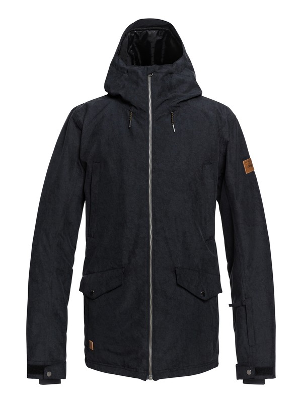 quiksilver, Drift Snow Jacket, BLACK (kvj0) 0 Drift Snow Jacket Black EQYTJ03182 Quiksilver